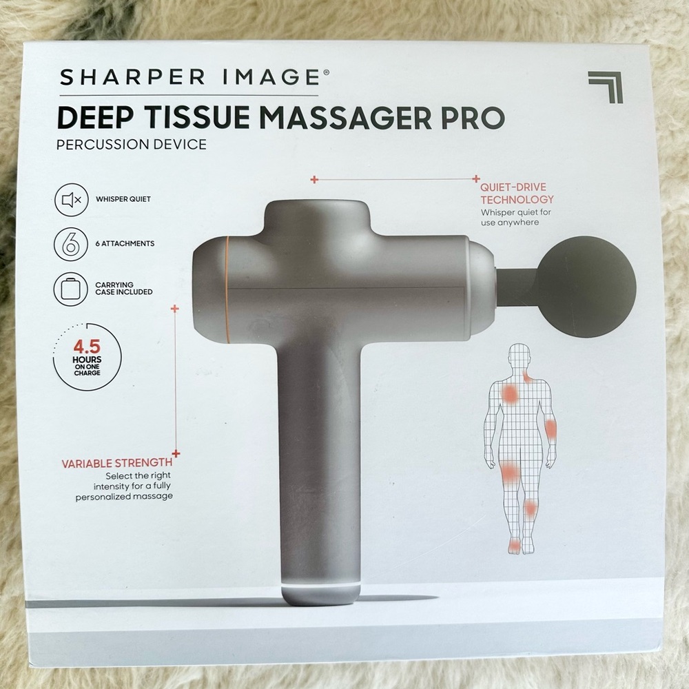 Sharper Image Deep Tissue Massager Pro Gun
Percussion Device